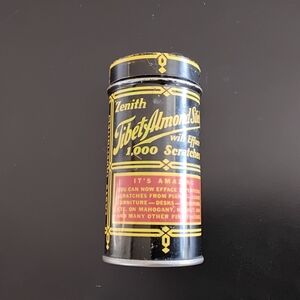 Vintage Zenith Tibet Almond Scratch Remover Stick Tin
